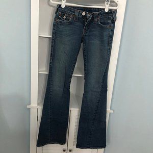 True Religion flared jean, size 28
